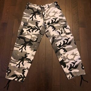 camouflage cargo pants